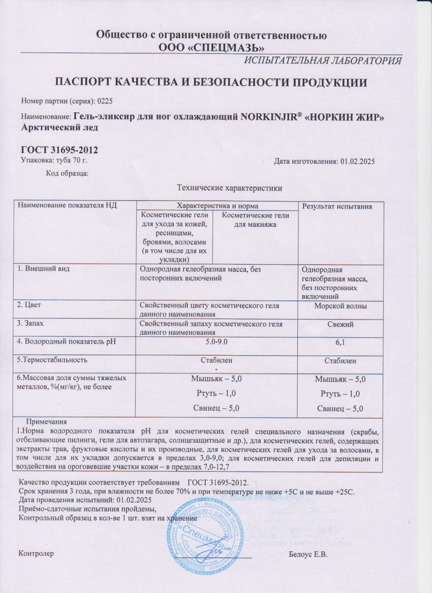 Паспорт №022025